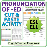 Ed Pronunciation Chart