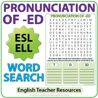 Ed Pronunciation Chart